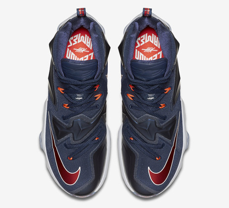 lebron navy blue shoes