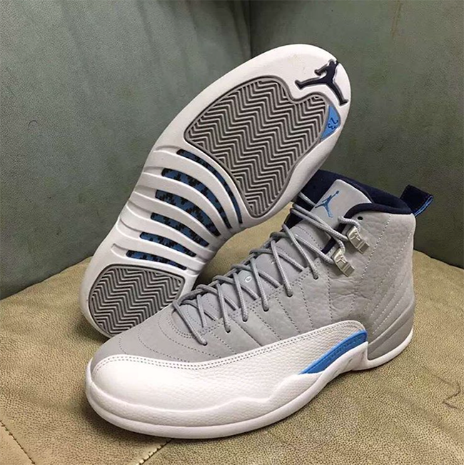Air Jordan 12 Grey University Blue Release Date | SneakerFiles