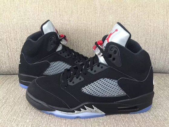 Nike Air Jordan 5 Black Metallic Silver 2016 | SneakerFiles