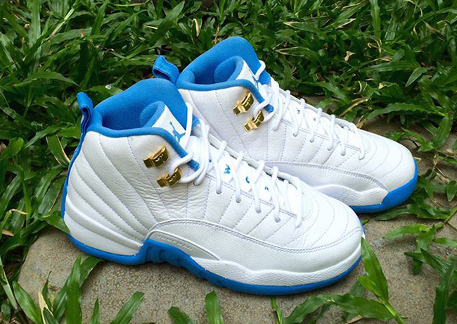 baby blue and white 12s