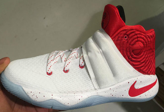red and white kyrie 2