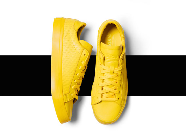 adidas Court Vantage Adicolor Red Yellow | SneakerFiles