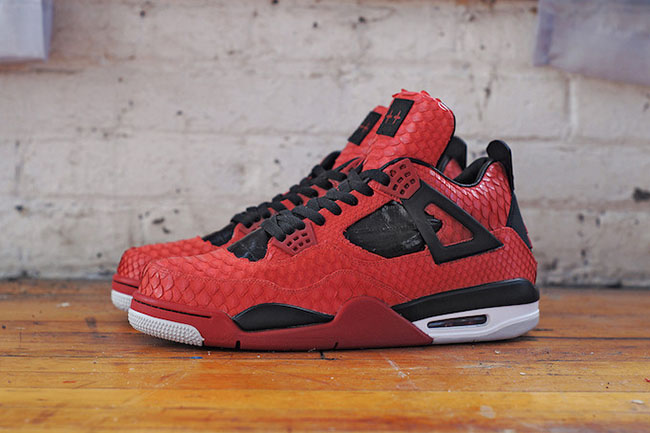 Air Jordan 4 Python Eel Custom | SneakerFiles