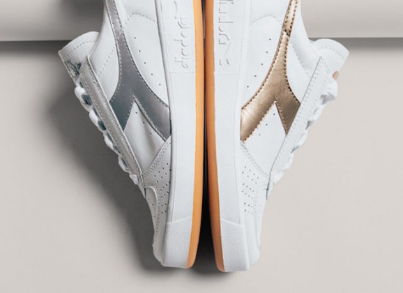 Diadora B Elite Gold Silver | SneakerFiles