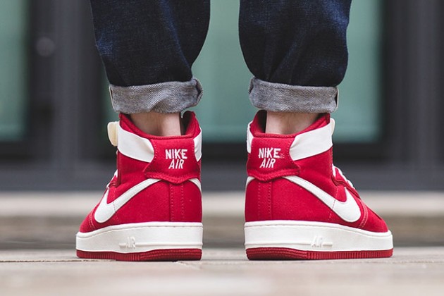 Nike Air Force 1 High Canvas Gym Red | SneakerFiles