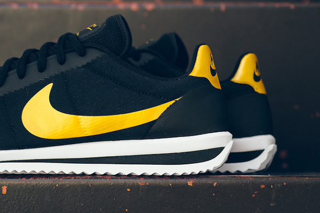cortez nike black and gold