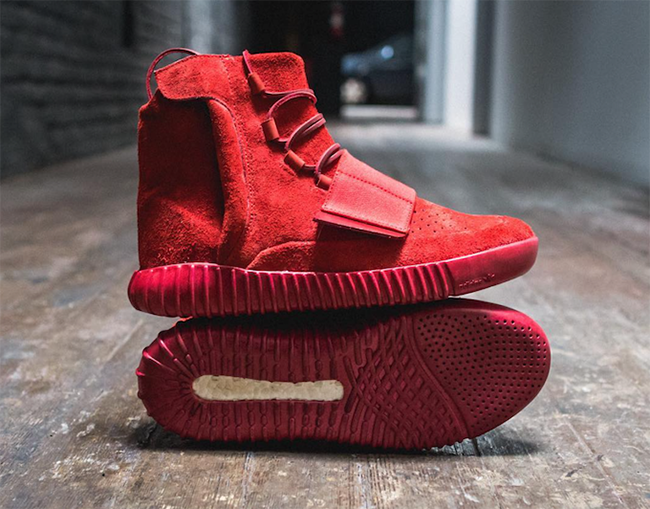 Red October adidas Yeezy 750 Boost 
