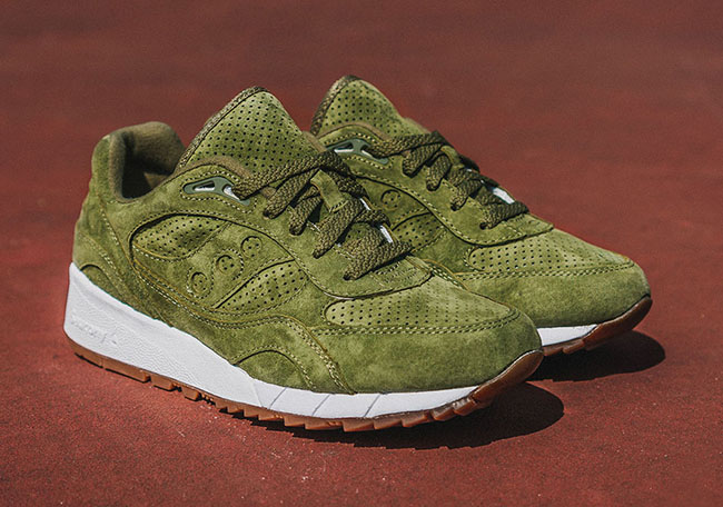 Saucony Shadow 6000 Olive Suede | SneakerFiles