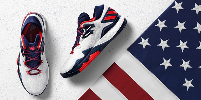 James Harden adidas Crazylight Boost 2016 Olympics USA | SneakerFiles