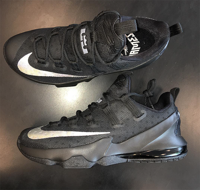 Nike LeBron 13 Low Black Silver | SneakerFiles