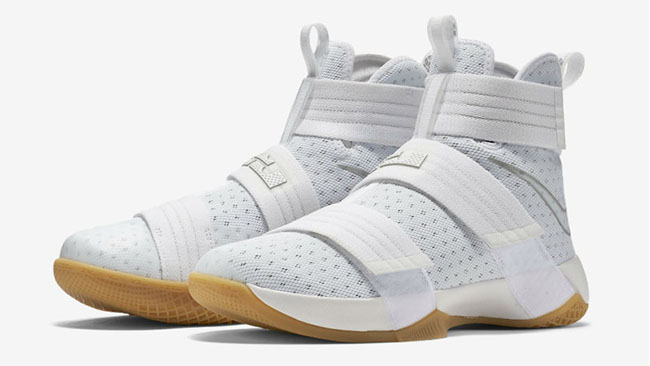 lebron soldier 10 all white cheap online