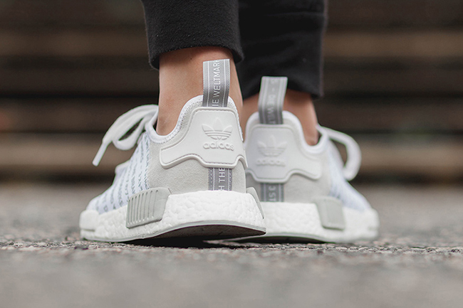 adidas nmd the brand with the 3 stripes white