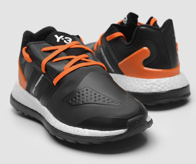Adidas Y 3 Pure Boost Zg Black Orange Sneakerfiles