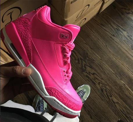Mandy White Pink Air Jordan 3 | SneakerFiles