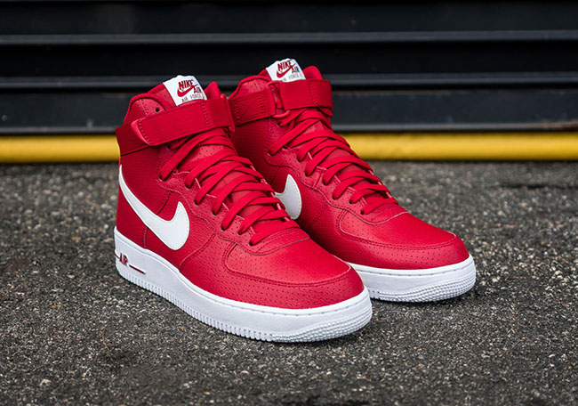 Nike Air Force 1 High Perf Gym Red 