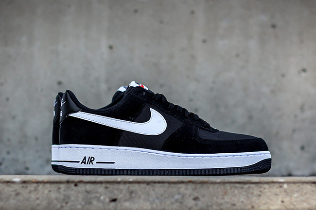 black on white air force 1s