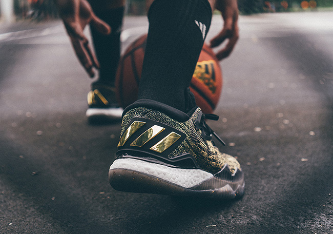 adidas crazy light boost black and gold