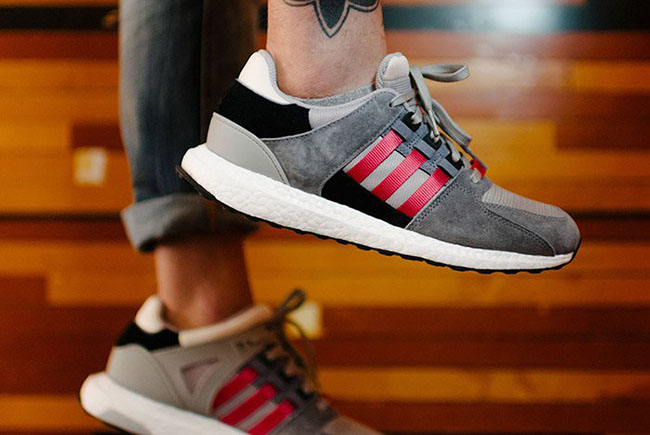 adidas EQT Support 93 16 Boost Grey Red 