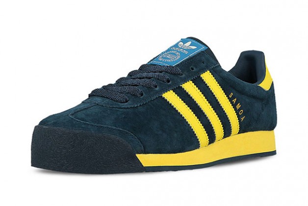 Adidas Samoa Vintage Navy Yellow Sneakerfiles