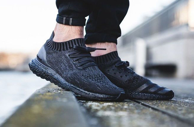 ultra boost uncaged black