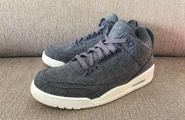 Air Jordan 3 Wool Dark Grey | SneakerFiles