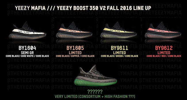 yeezy v2 colors