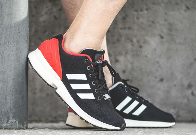 adidas ZX Flux EQT Black White Red | SneakerFiles
