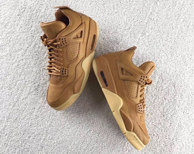 Air Jordan 4 Premium Ginger Gum Wheat