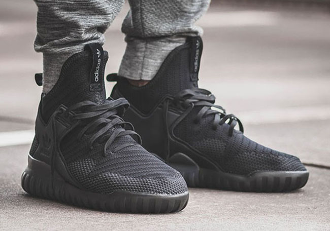 adidas Tubular X Primeknit Triple Black | SneakerFiles