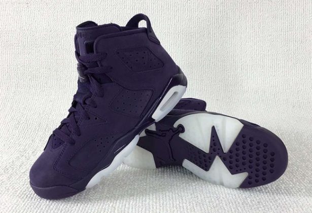 Air Jordan 6 GS Dark Purple Suede | SneakerFiles