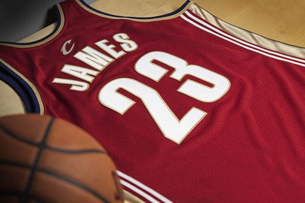 mitchell and ness lebron james jersey