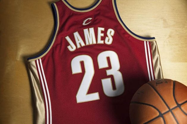 lebron james mitchell and ness