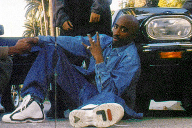Tupac Grant Hill Fila 96 Shoes 