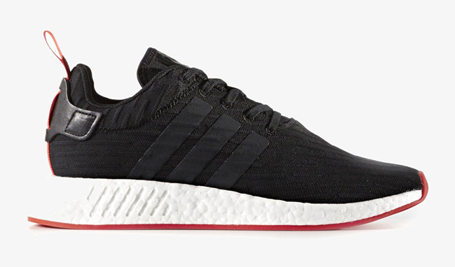 adidas NMD R2 Black White Red | SneakerFiles