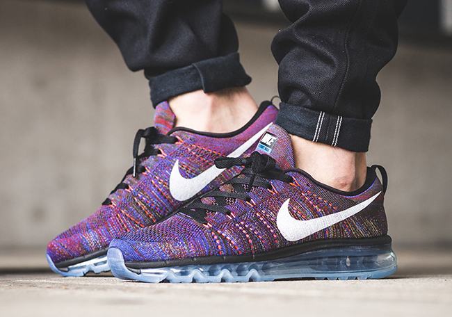 nike air max flyknit multicolor