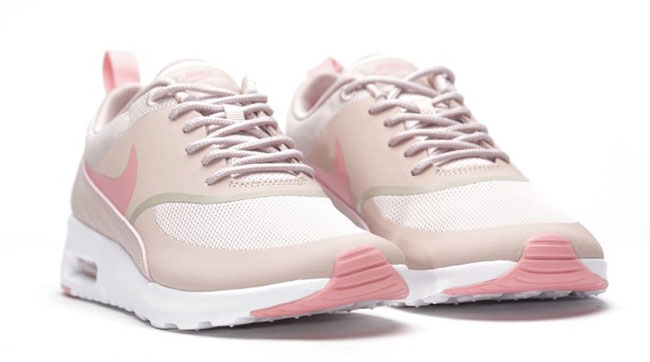 nike air max thea pink and white