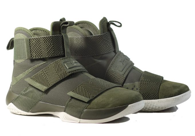 lebron olive green shoes