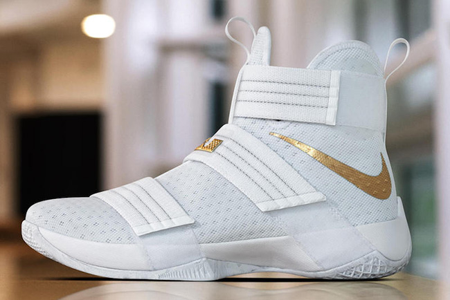 lebron soldier white and gold