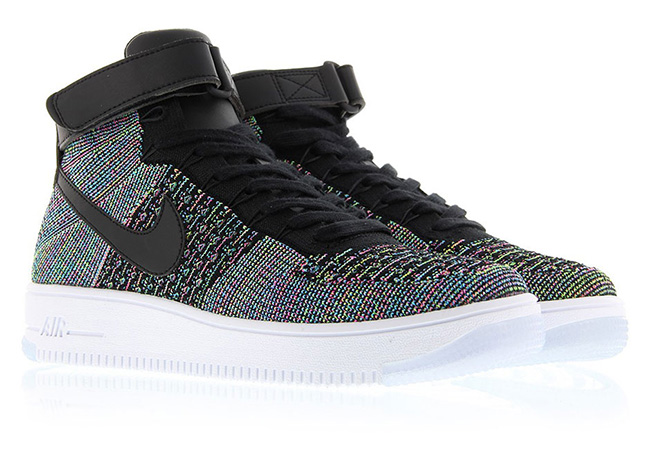 Nike Air Force 1 Mid Flyknit Multi Color 817420-601 | SneakerFiles