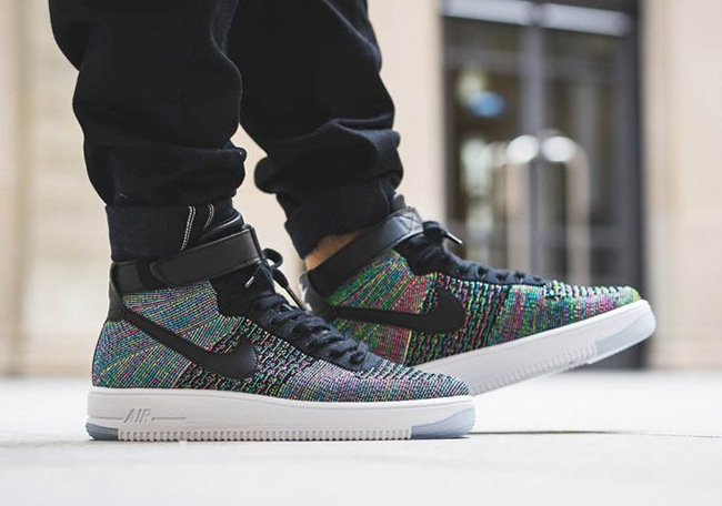 nike air force 1 flyknit 2.0 multicolor