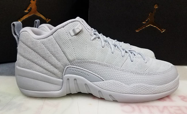 Air Jordan 12 Low Retro Wolf Grey Unboxing Video at Exclucity 