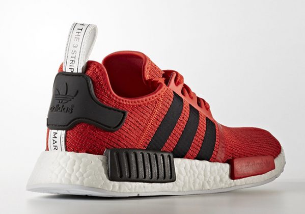 nmd r1 white red black