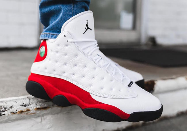 red and white 13s jordans