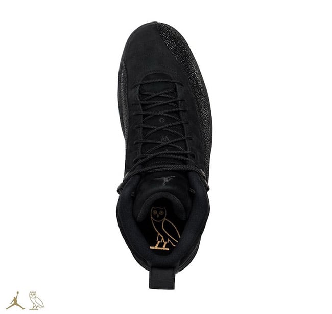 OVO Air Jordan 12 Retro Black Release