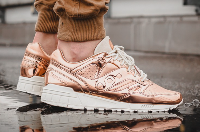 rose gold saucony