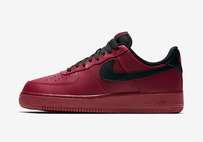 nike red and black air force