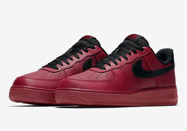 red and black air force 1 low