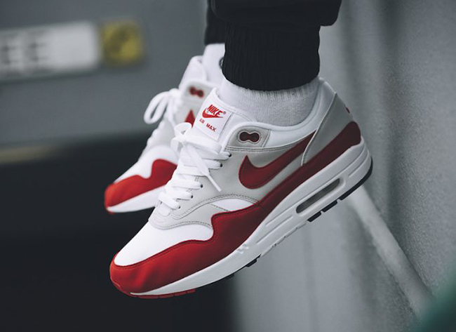 Nike Air Max 1 University Red OG Anniversary 908375-100 Release Date |  SneakerFiles