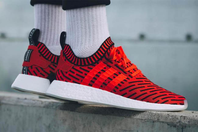 nmd r2 red and black