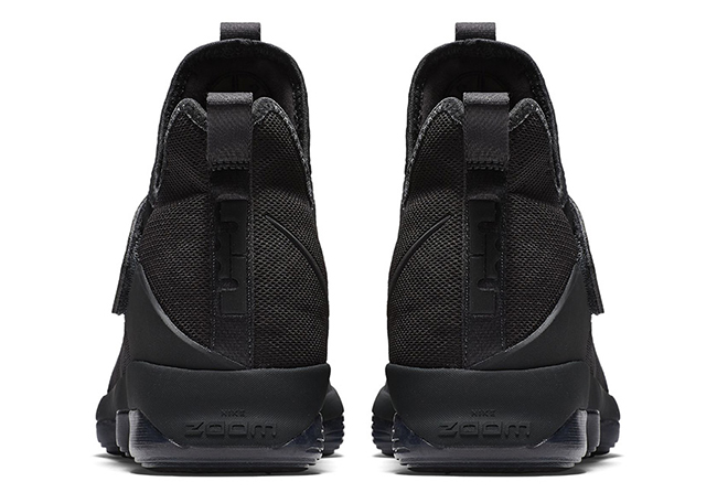 Nike LeBron 14 Triple Black Zero Dark Thirty 852402-002 Release Date ...